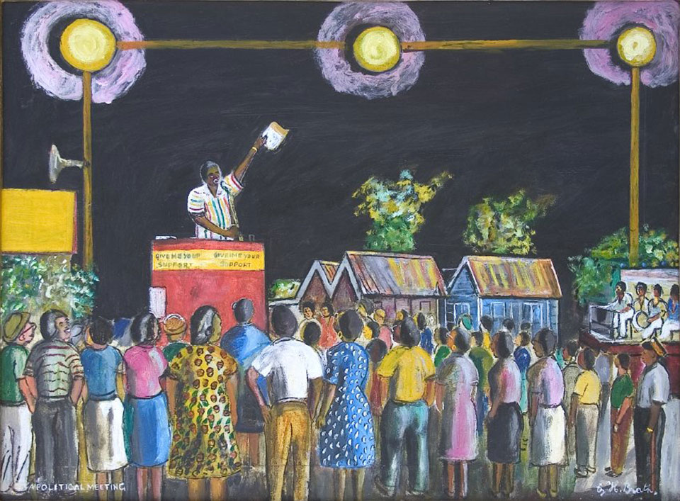 Hubert Brathwaite<br/>A Political Meeting (2008)